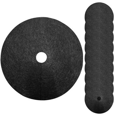 Tapetes de control de malezas para árboles